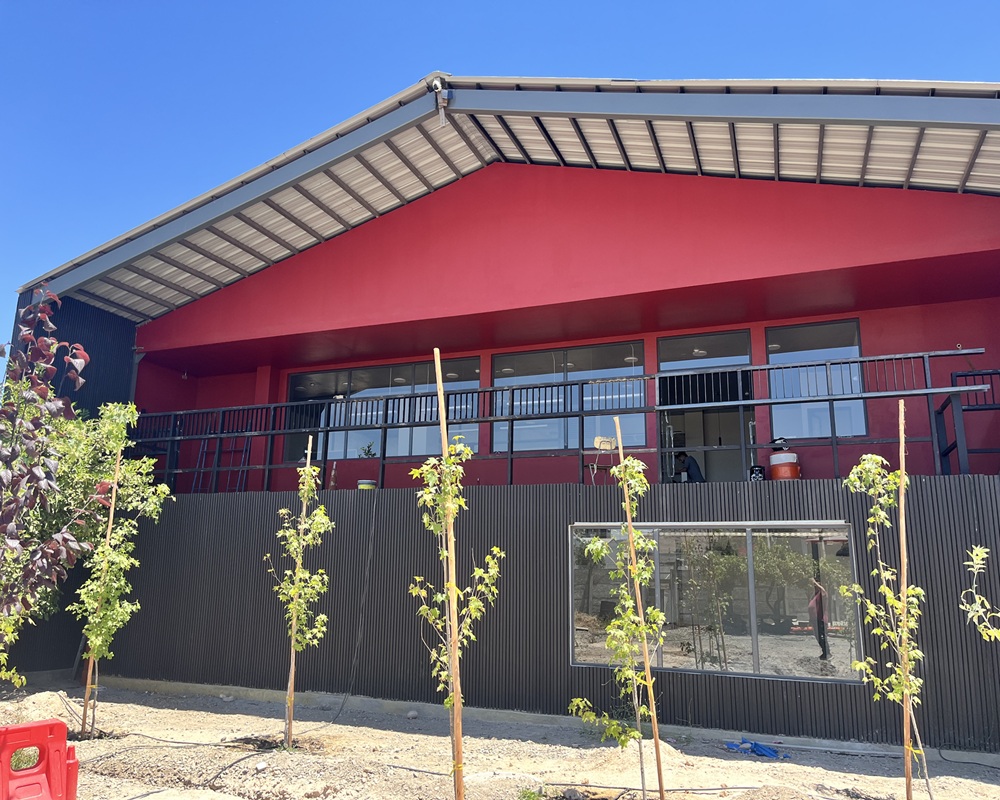 Galpón metálico 1000m2 construcción industrial Chile